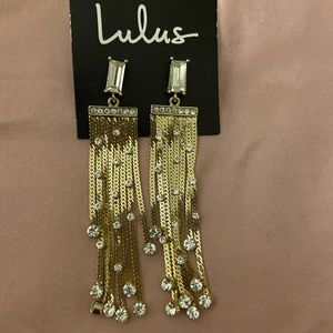 Never worn earrings from Lulus.